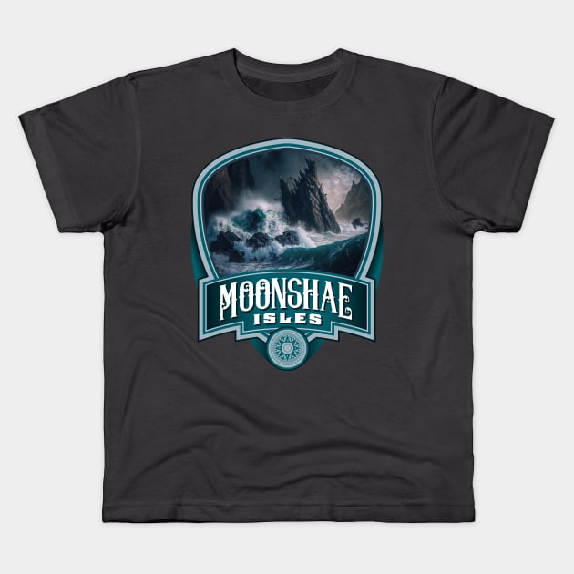 Moonshae Isles Kids T-Shirt by MindsparkCreative